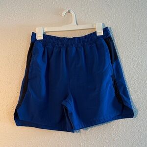 all in motion Blue Athletic Shorts with Black Accents medium
